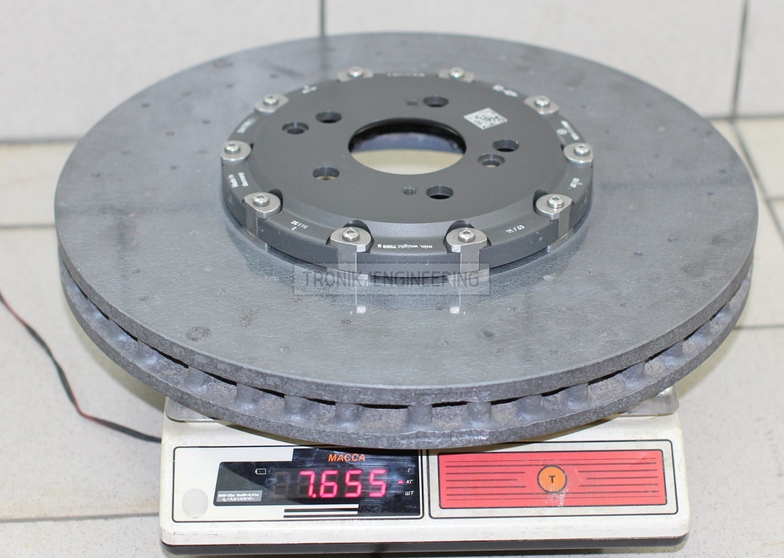 brake rotor MB E212 AMG 402 mm diameter, 39mm & 7,65kg.