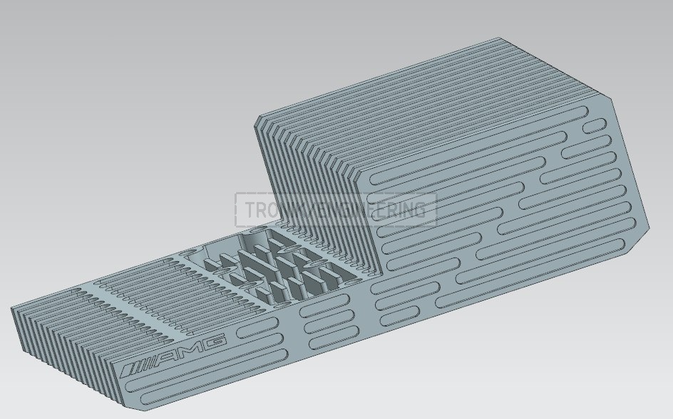 designed reducer lid & cooling radiator for Mercedes Benz W124 E60 AMG pic2 - TRONIK.AE designed reducer lid & cooling radiator for Mercedes Benz W124 E60 AMG pic2