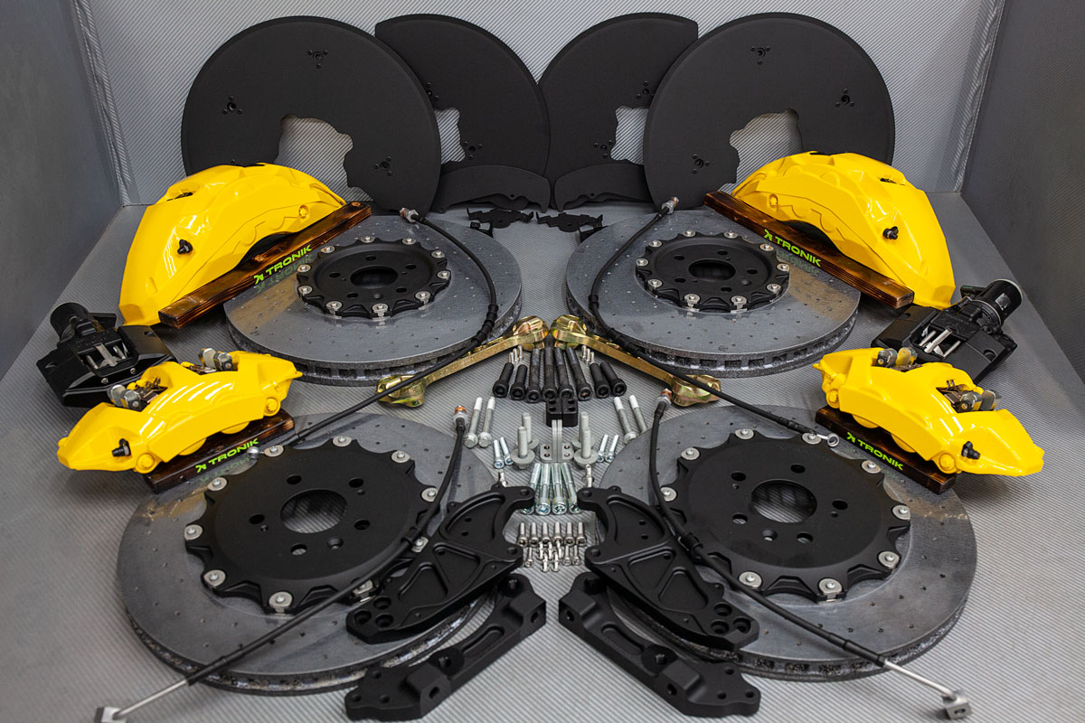 Carbon-ceramic brake kit Tesla Plaid. Pic 5