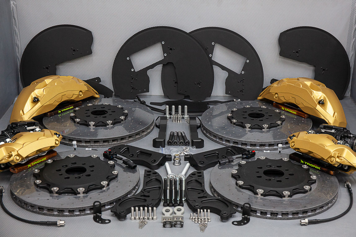 Carbon-ceramic brake kit BMW X6 F96. Pic 9